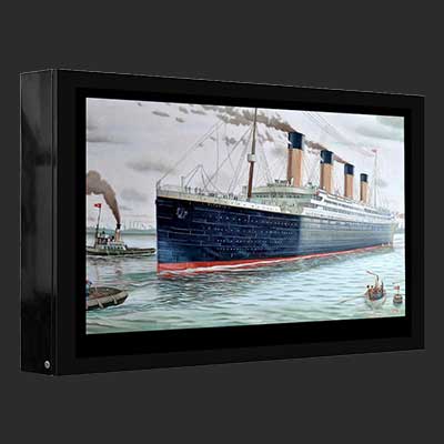 DOOH 55inch LCD outdoor wall mount digital signage commercial advertising player
