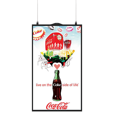 hanging out single screen lcd window display media player