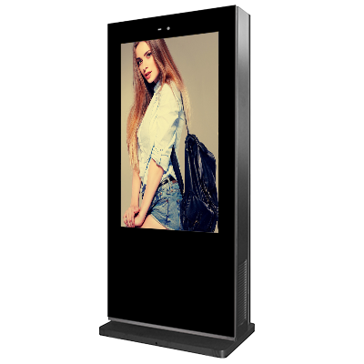 75-inch outdoor Floor standing double sides digital signage